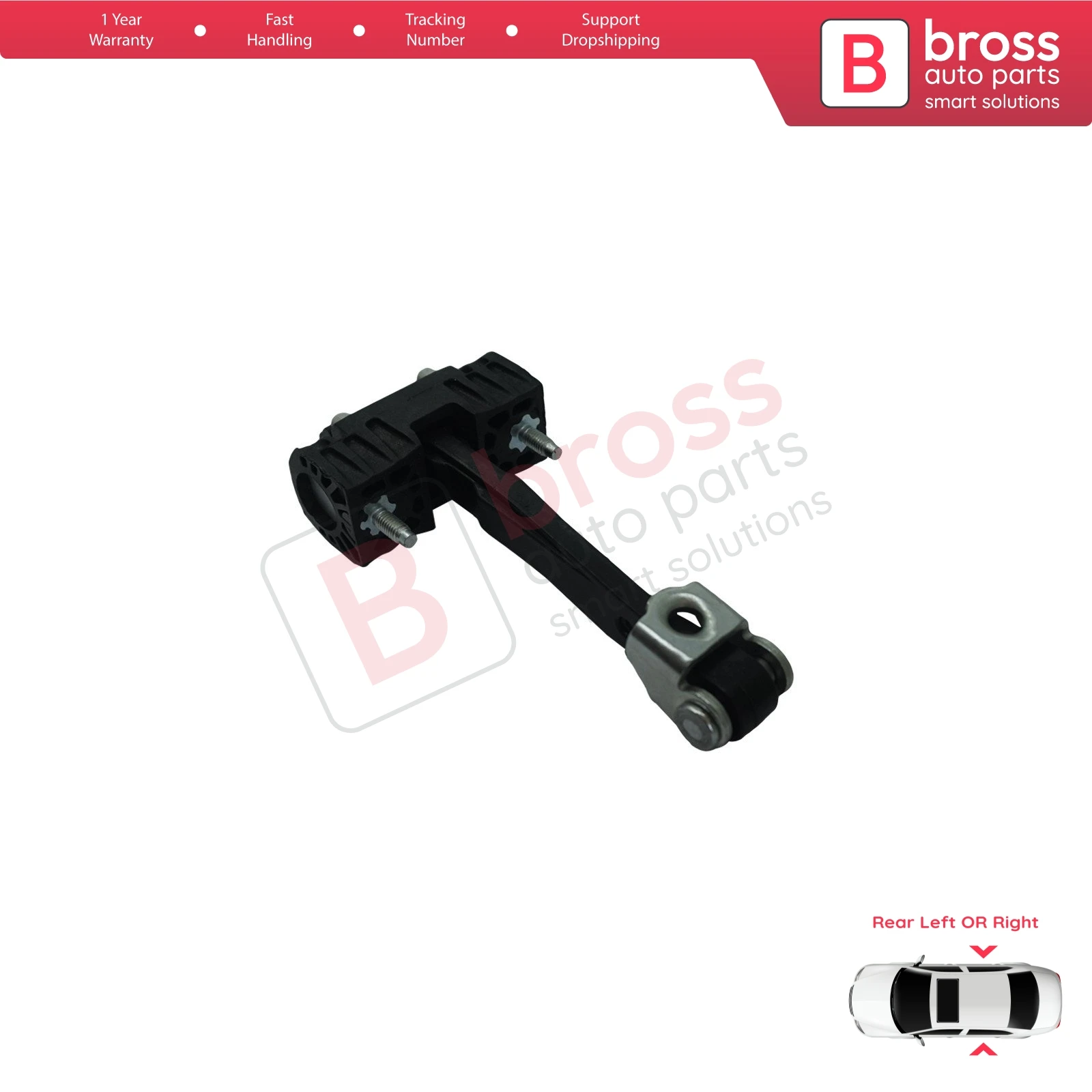 BDP942 Rear Left OR Right Door Catch Hinge Brake Stop Check Strap Limiter 9670519680 for Peugeot 508 MK1 W23 8D 8E 2010-2018