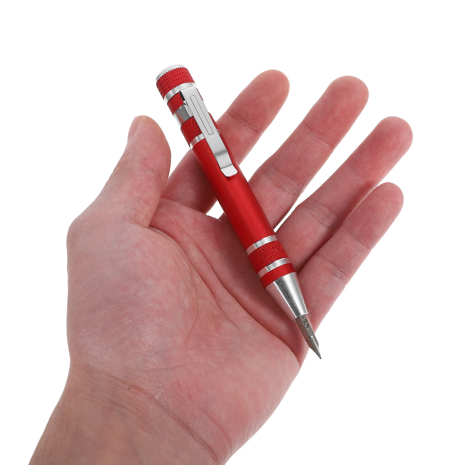 

8in1 Pocket Screwdriver Multifunction Aluminum Alloy Portable Repair Tool Lightweight Mini Screwdriver for Electronics