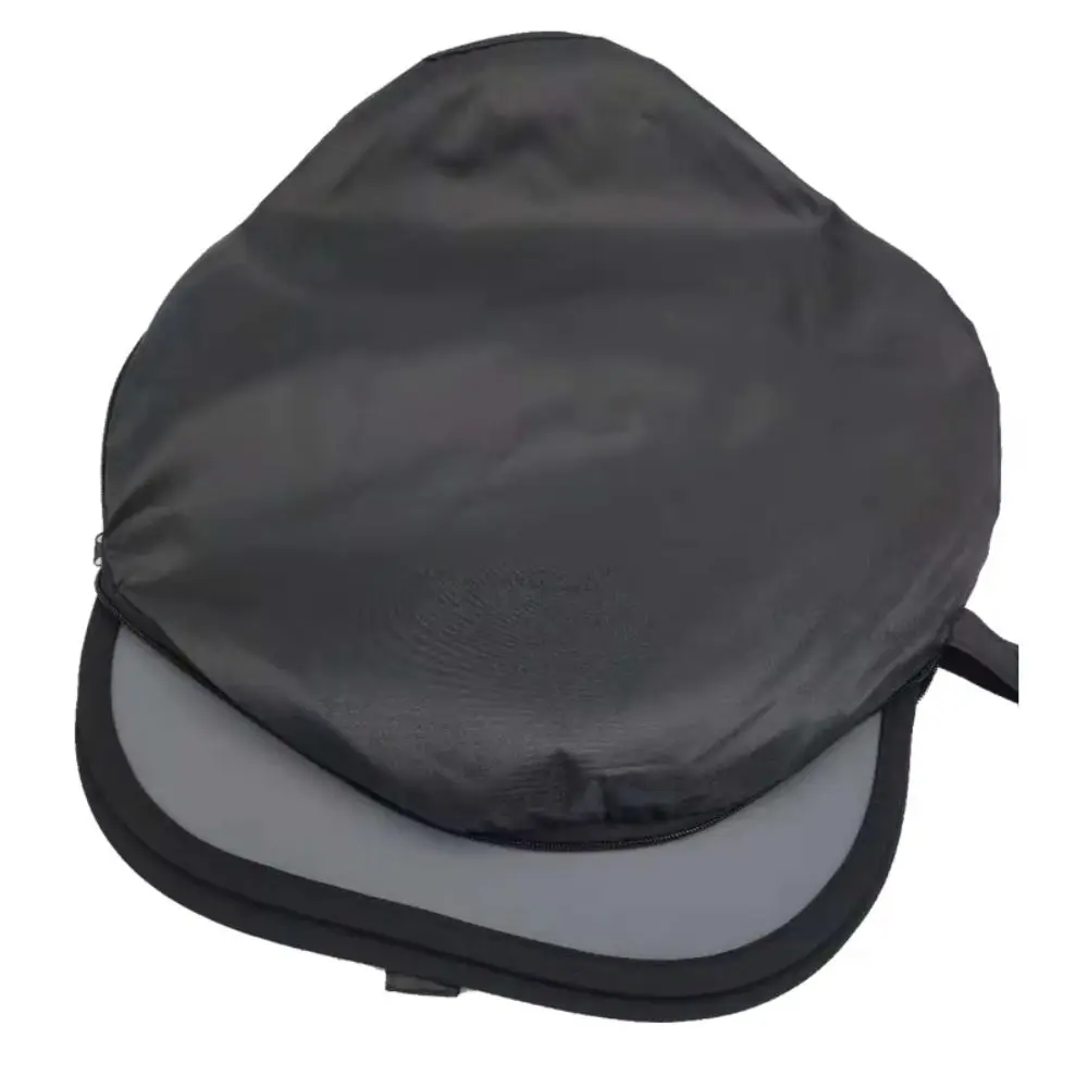 Two Sides Trifold Reflector Hand Hold Collapsible Disc Gray/White Balance Card 3in1 Focus Board Light Diffuser