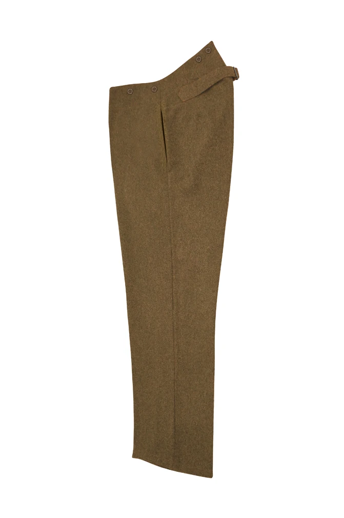 GUWR-003 WWII German Elite Brown Wool Service Trousers