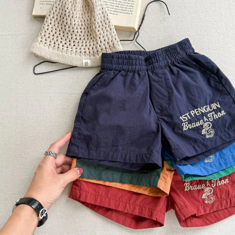 2025 Summer Children's Pants  New Korean Quick-drying Shorts for Girls and Boys  Kid's Shorts 1-7Year