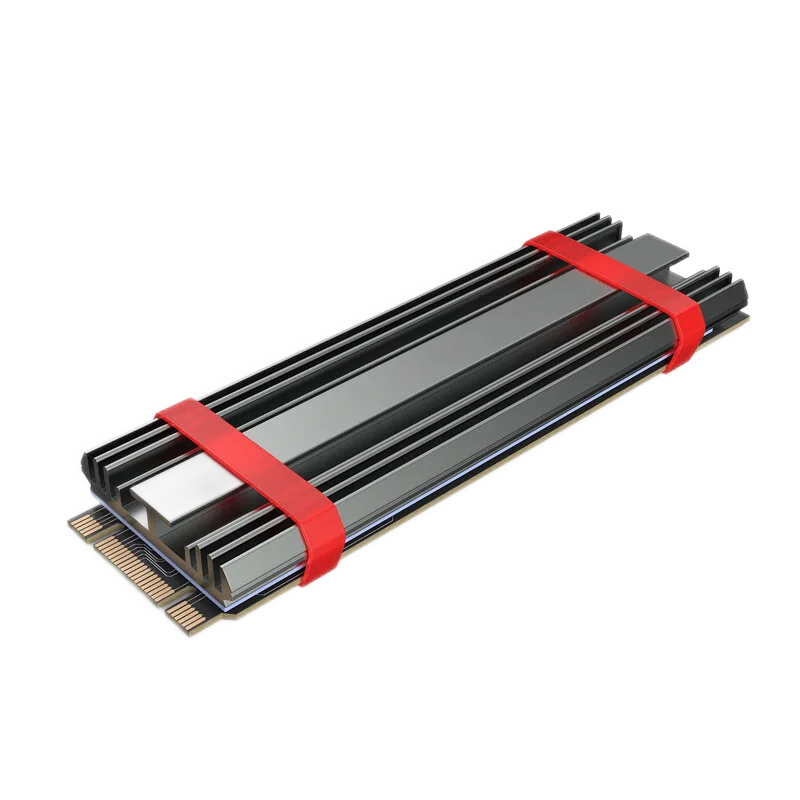 TEUCER-NVME 2280ソリッドステートディスクドライブ、サーマルパッド付きラジエーター、デスクトップ、pc、m.2 nvme、ps5ヒートシンク、M2-4 ssd