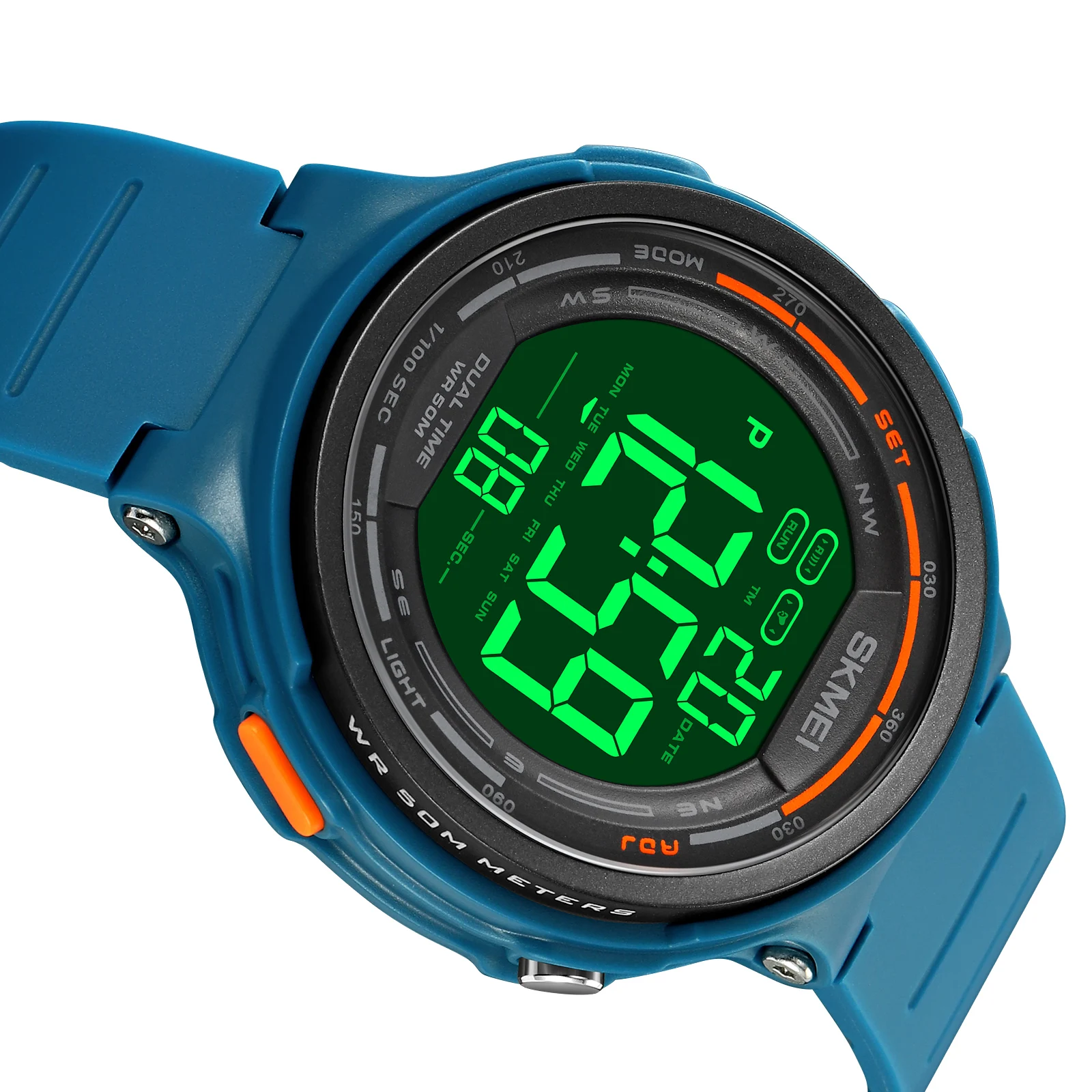 SKMEI اليابان الرقمية مصباح ليد العد التنازلي للرجال النساء ساعة رياضية موضة 5Bar مقاوم للماء ساعات المعصم ساعة تنبيه Reloj Hombre