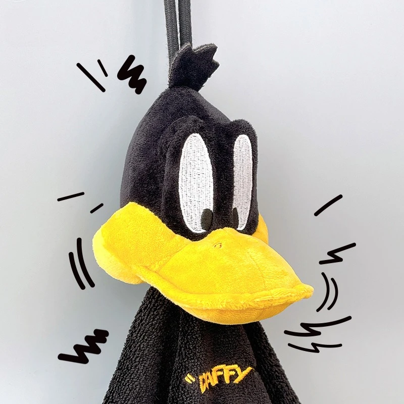 Miniso ディズニー ダフィー ダック ダフィー アバター ワイプ ハンドタオル 漫画 吊り下げ吸収性タオル 臭わない