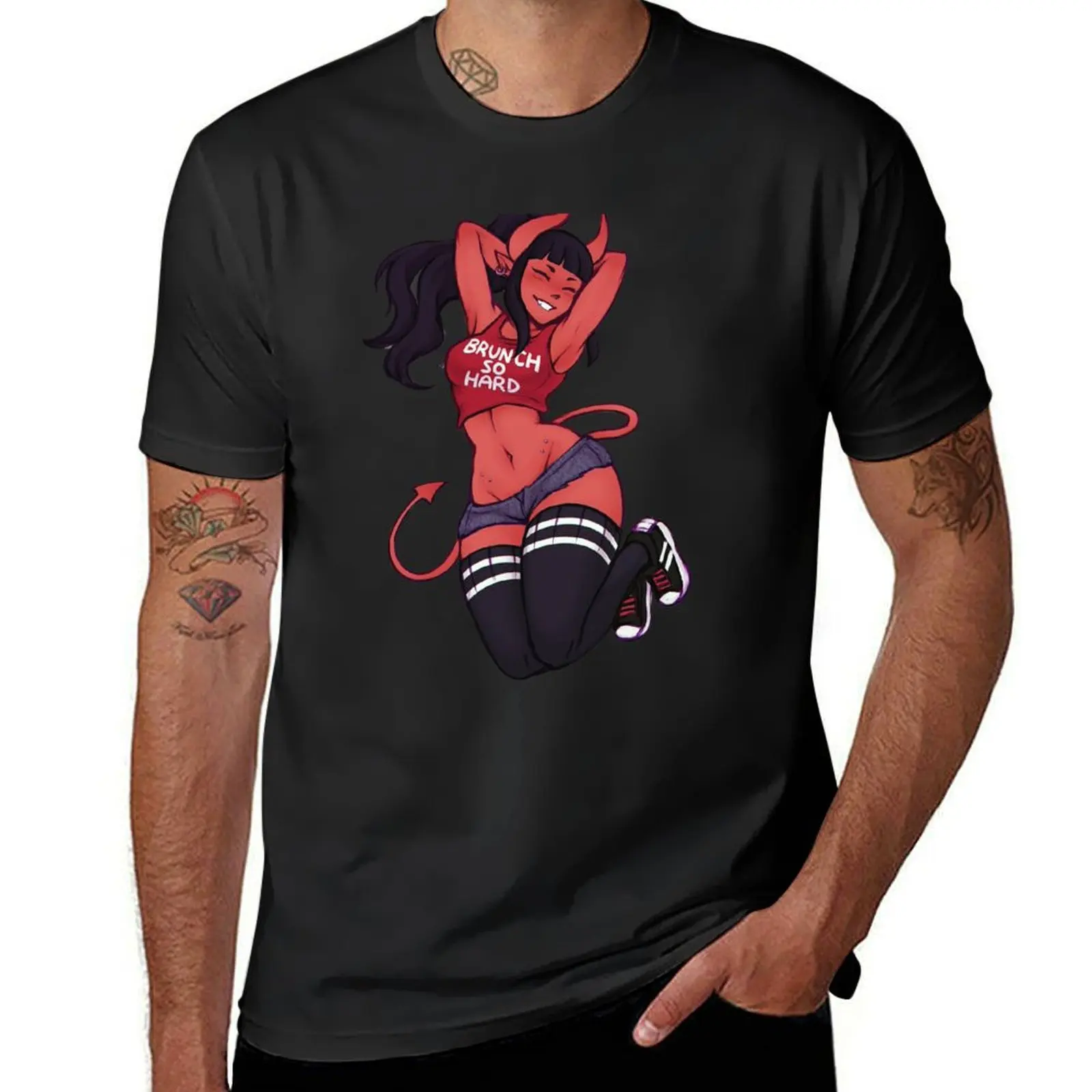 

Meru The Succubus Sport Sexy Girl T-Shirt tees plus sizes blanks graphics mens t shirts