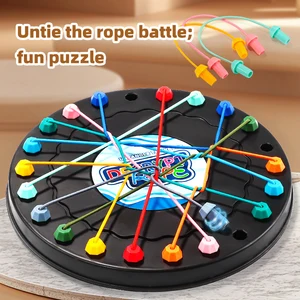 2025 New Rope Breaking Battle Challenge Puzzle Toy Knot Toy Children's Rope Decoding Game Logic Training