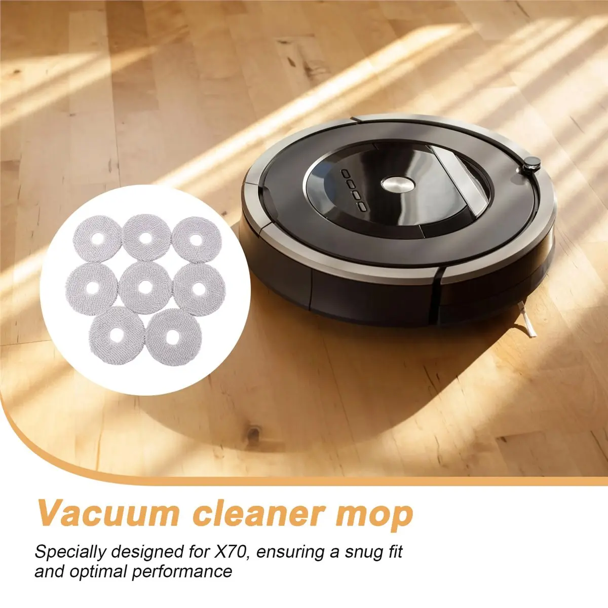 Choice Day For DEM X70 Mop Cloths Rag Robot Vacuum Cleaner Parts Accessories