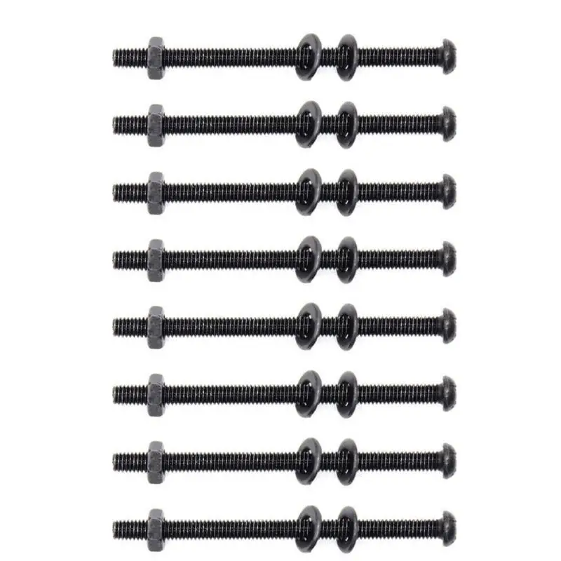 652F 8PCS Carbon Steel Cage Screw Set High Strength Brake Cage Bolts for Spring Brake Chambers Enhances Control in Vehicles