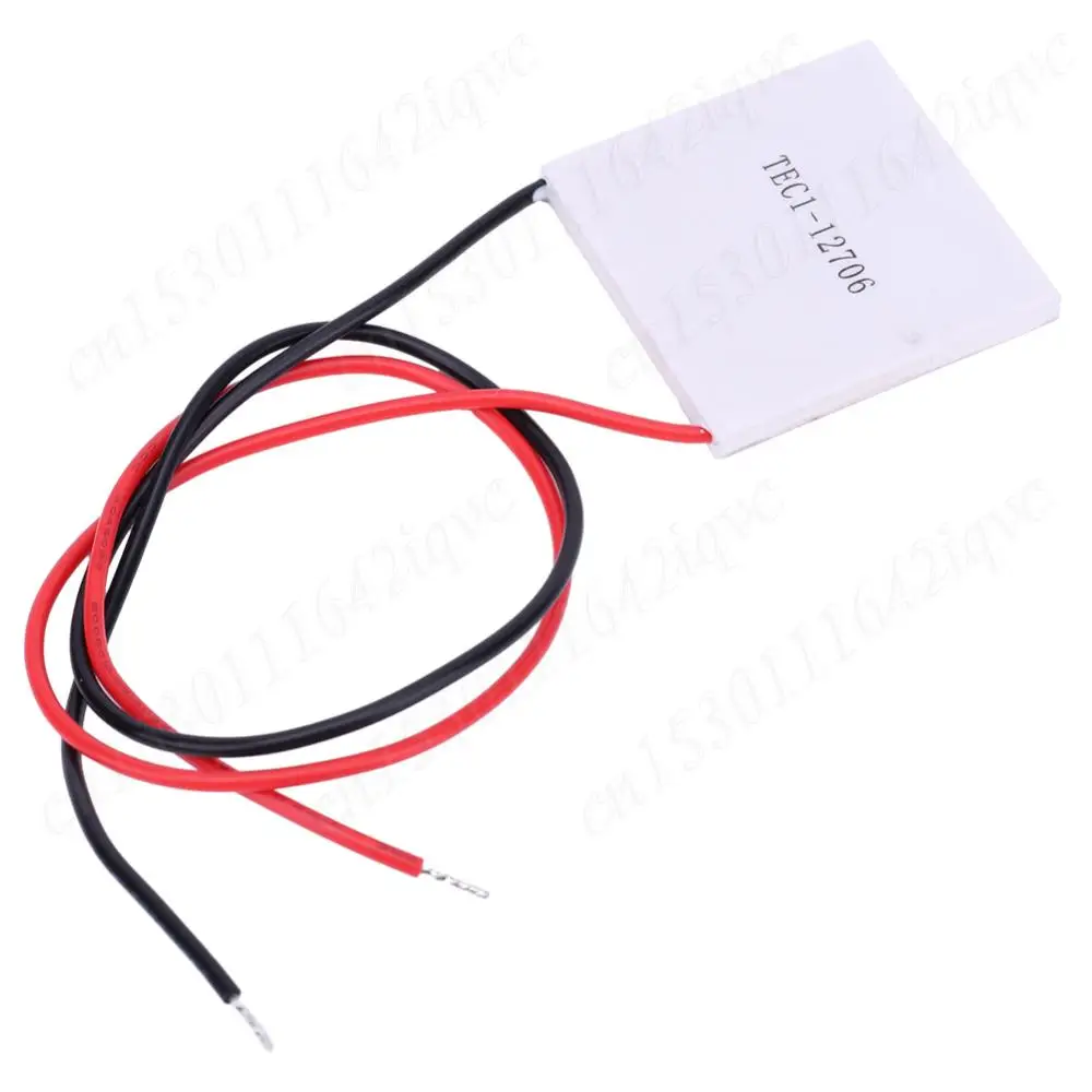 New TEC1-12706 Heatsink Thermoelectric Cooler Peltier Semiconductor Refrigeration Tablets 40*40MM 12V 5.8A for Power Generation