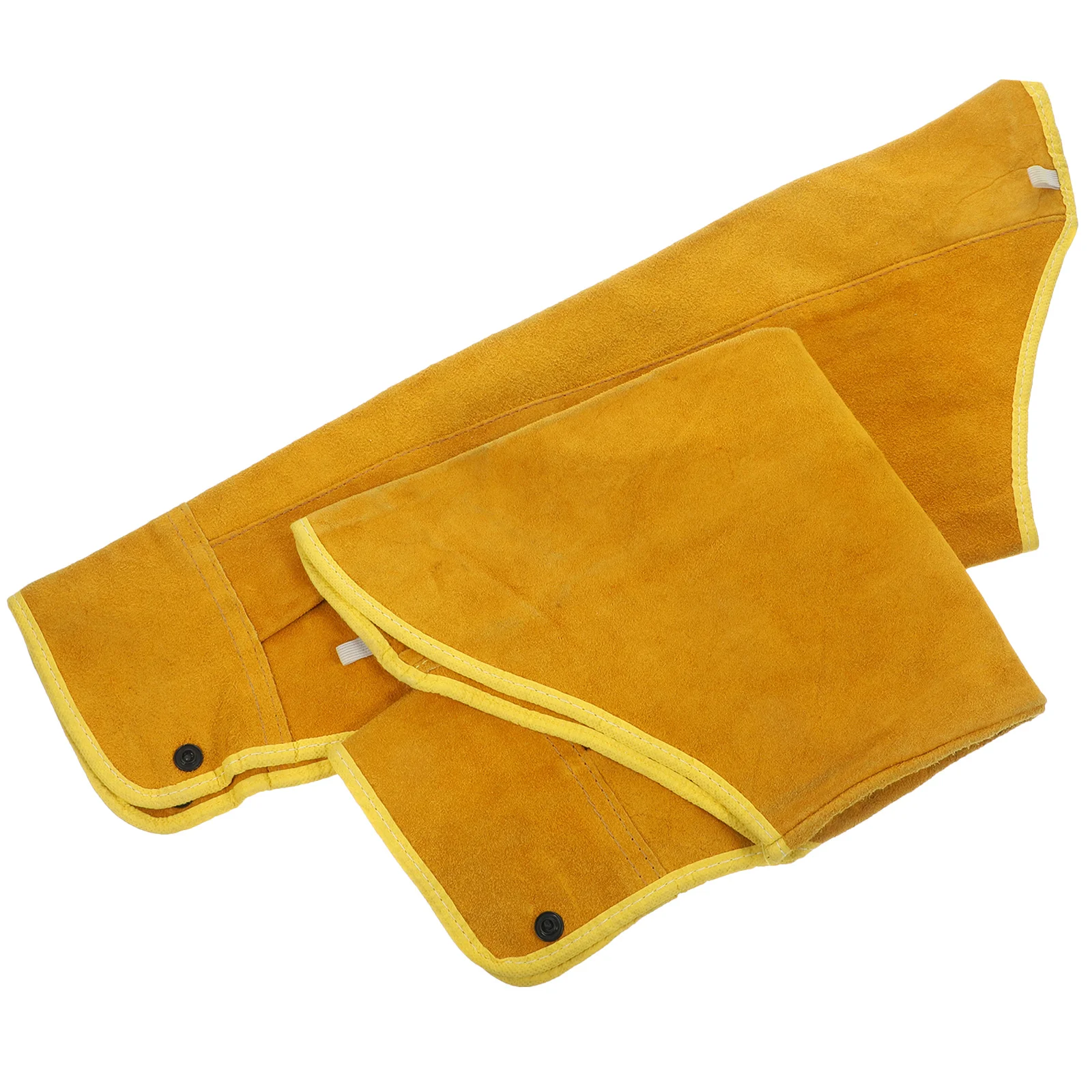 

1Pair Welding Protective Oversleeves Flame Retardant Cowhide Heat Resistant Durable Arm Protection Sleeve Cover