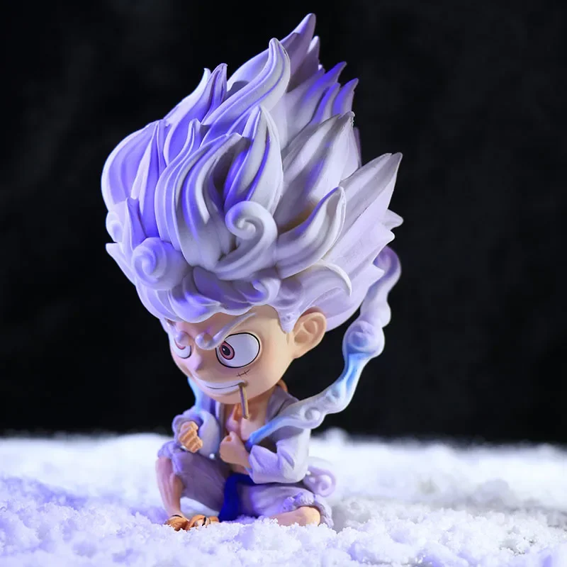جديد 11 سنتيمتر قطعة واحدة صغيرة لوفي جير 5 عمل الشكل نيكا تمثال أنيمي تمثال بولي كلوريد الفينيل نموذج دمية جمع الاطفال اللعب المشجعين الهدايا #4