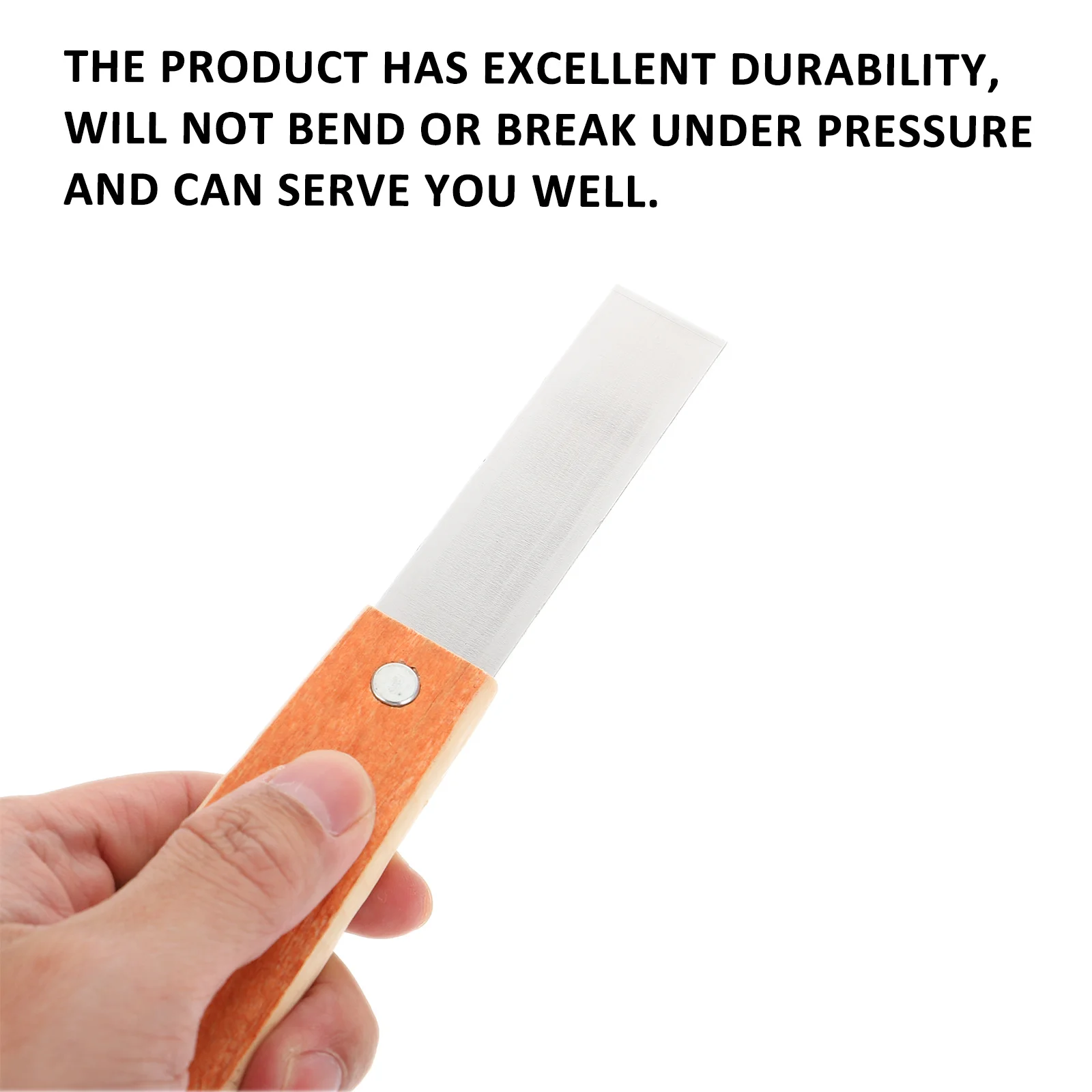 10 قطعة سكين الزيت الرمادي المعجون القاطع شفرة فولاذية الكربون مقبض الخشب لإصلاح الجدار الغراء إزالة مكشطة أداة الحوائط الجافة #4