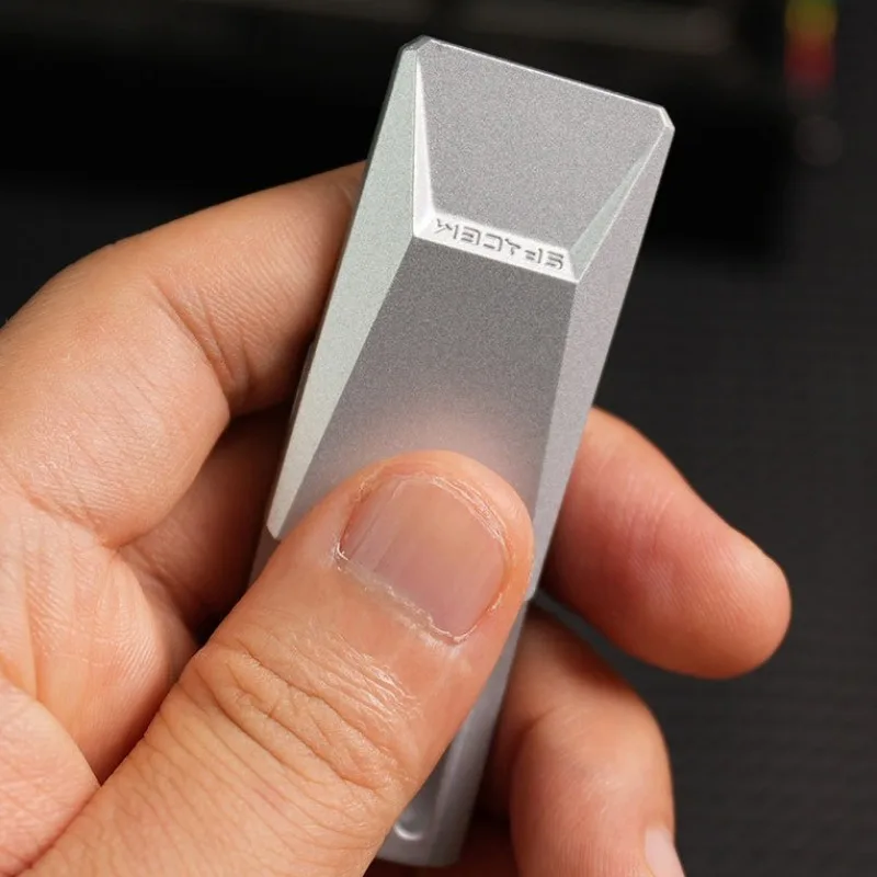 発光磁気プッシュカードピックアップメカニカルスライダーフィジェットプッシュプレート EDC 金属ストレスリリーフおもちゃ緩和抗不安ルアー