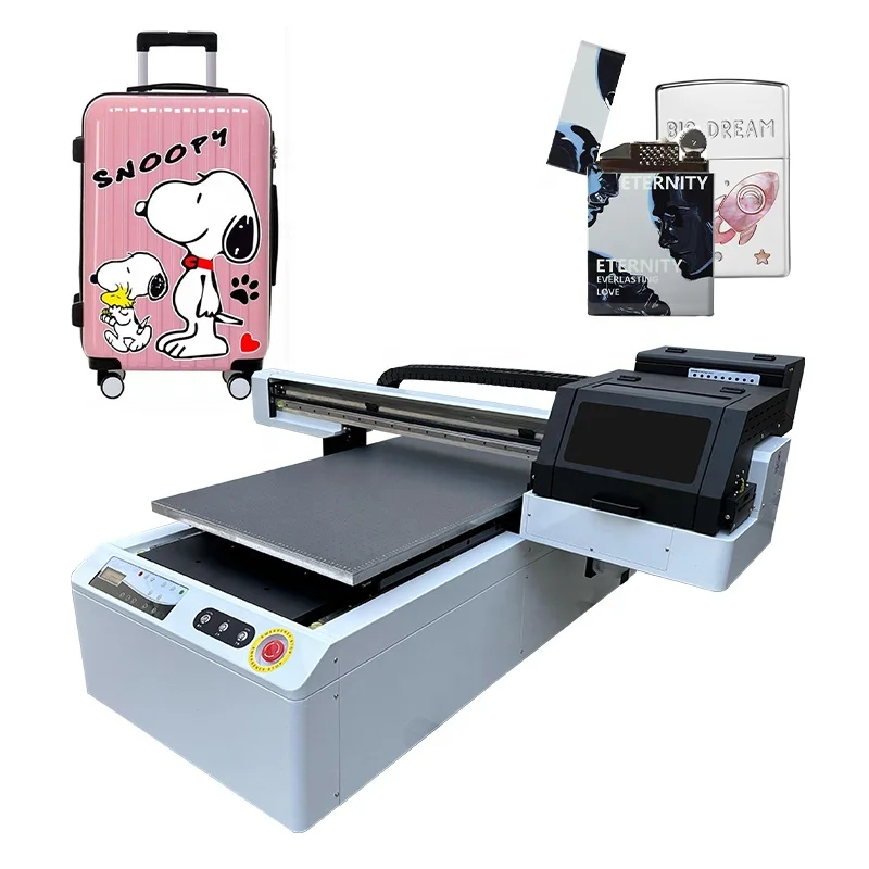 Uv Printer Flatbed Machine Hoson Board I3200*2 Uv Flatbed Printer 6090