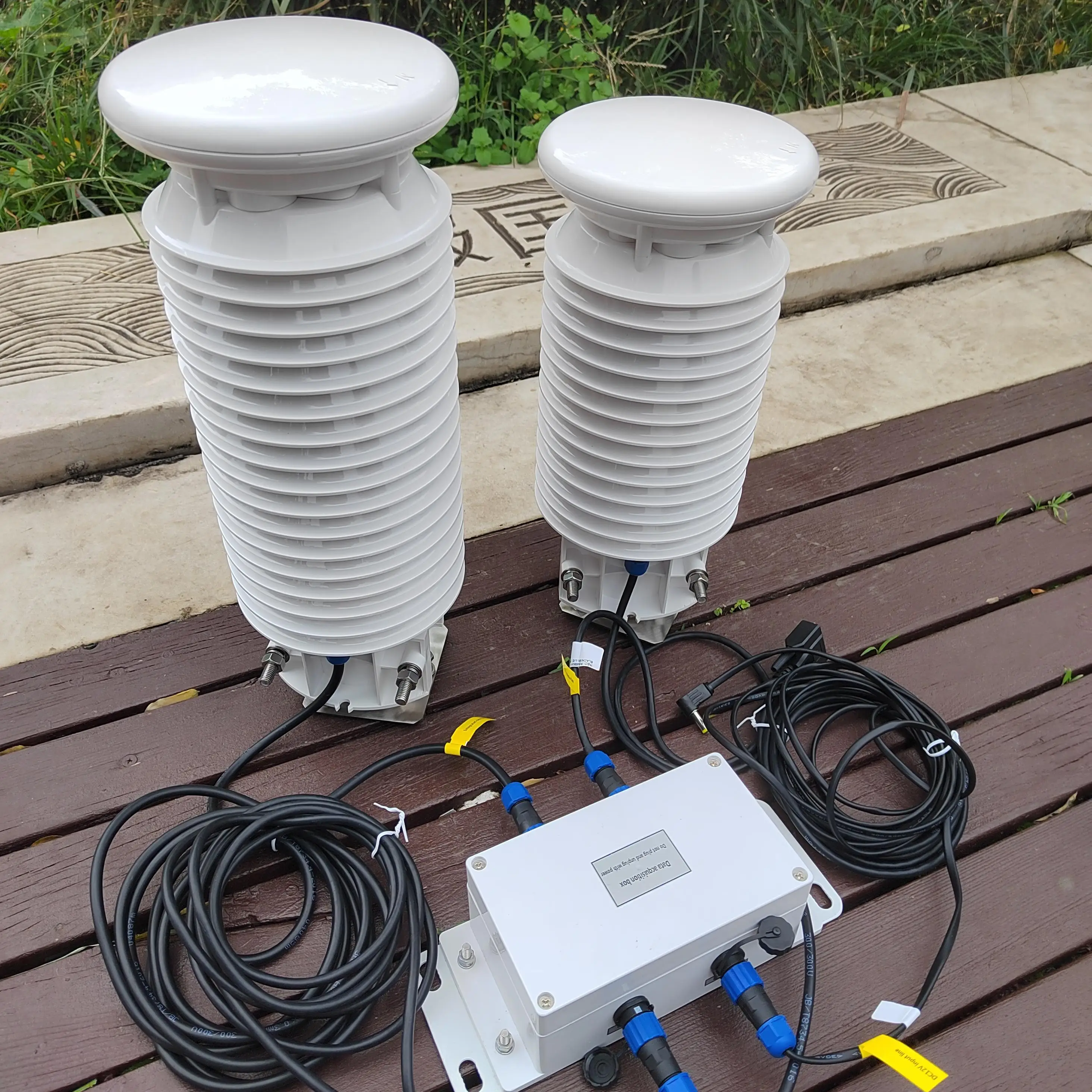 Customized RS485 Alphasense CH4 O3 SO2 CO2 NO2 PM2.5 PM10 All in One Compact Automated Sensor Smart Automatic Weather Station