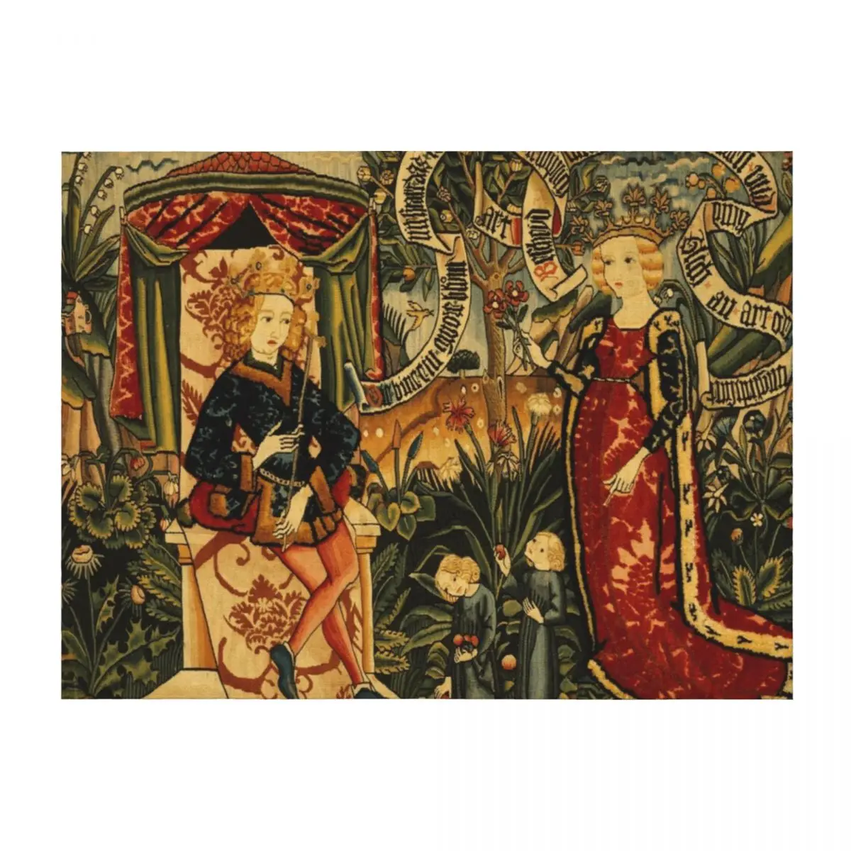 Два загадки королевы Шибы, средневековое одеяло, большие зимние кровати, винтажные одеяла для кровати, одеяла Два загадки королевы Шибы, средневековое одеяло, большие зимние кровати, винтажные одеяла для кровати, одеяла