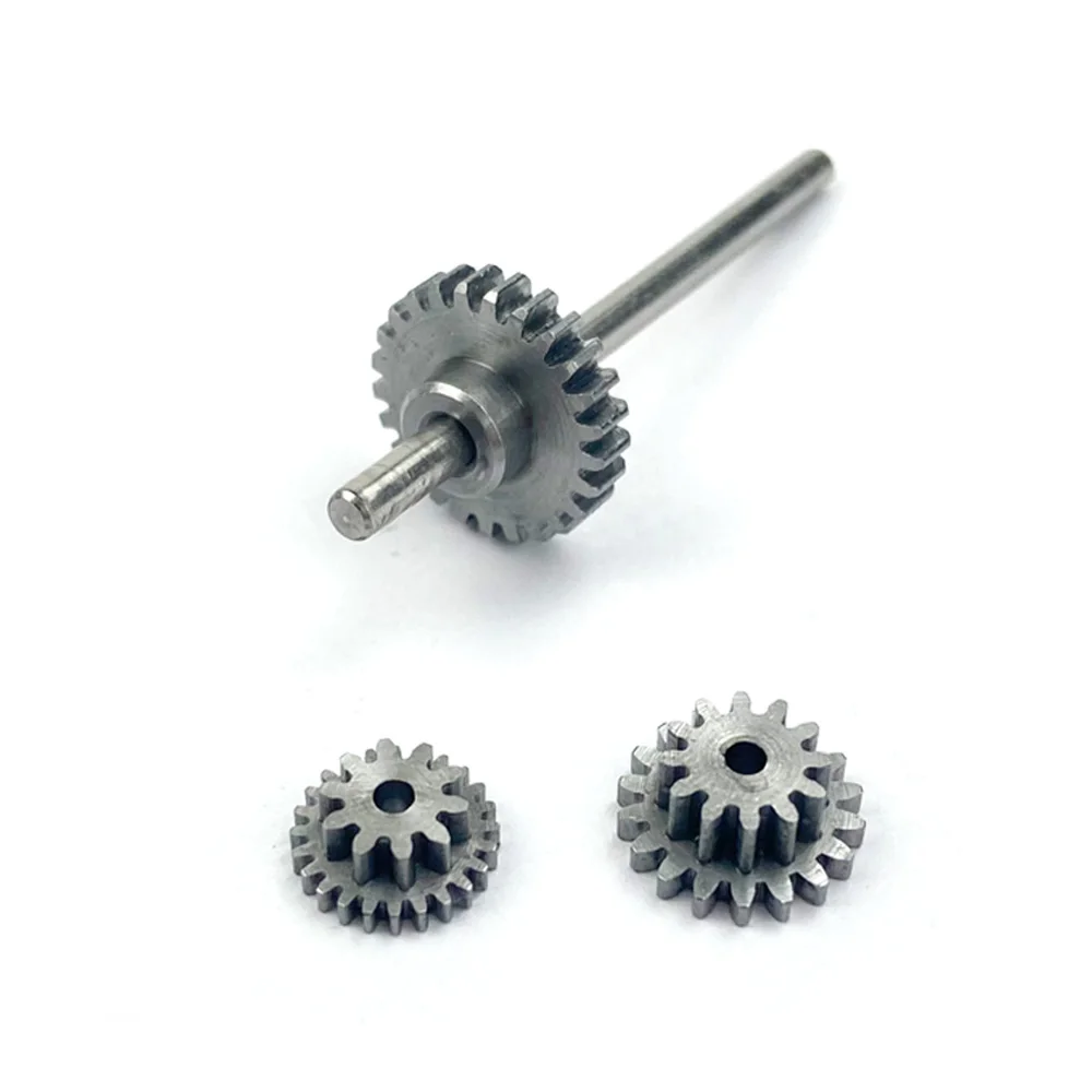 Rc Auto Metalen Transmissie Tandwiel Met D-As Transmissie Stalen Tandwielset Voor Wpl D12 1/10 Upgrade Onderdelen Accessoires
