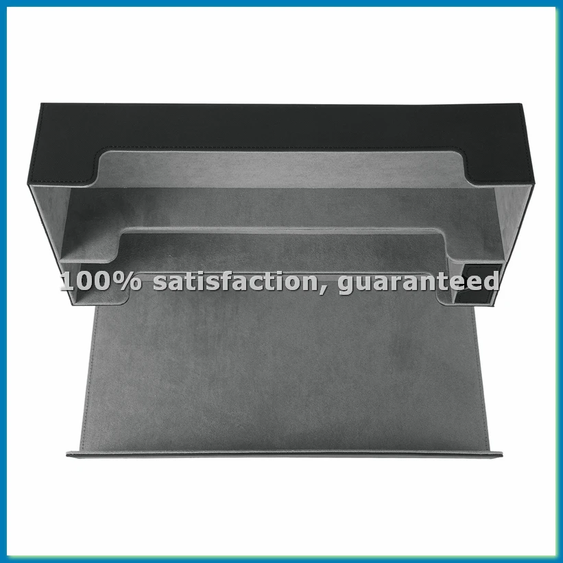 

Super Hive 550+ моноцветная коробка для колоды карт, кожаный чехол для колоды карт для торговых карточных игр TCG Black-ABFT