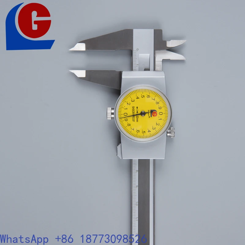 Guanglu Stainless Steel with Meter Caliper 0-150MM Oil Meter Represents High-precision Machinery Industrial Grade 0-200-300mm