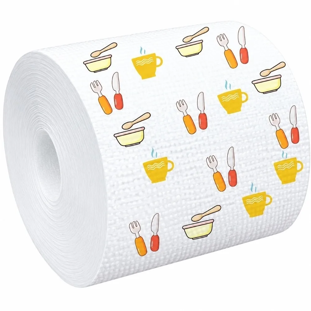 50pcs Disposable Kitchen Paper Towels Washable Absorbent Disposable Dishcloth Cleaning Cloths Pearl Embossed Non Woven Lazy Rag