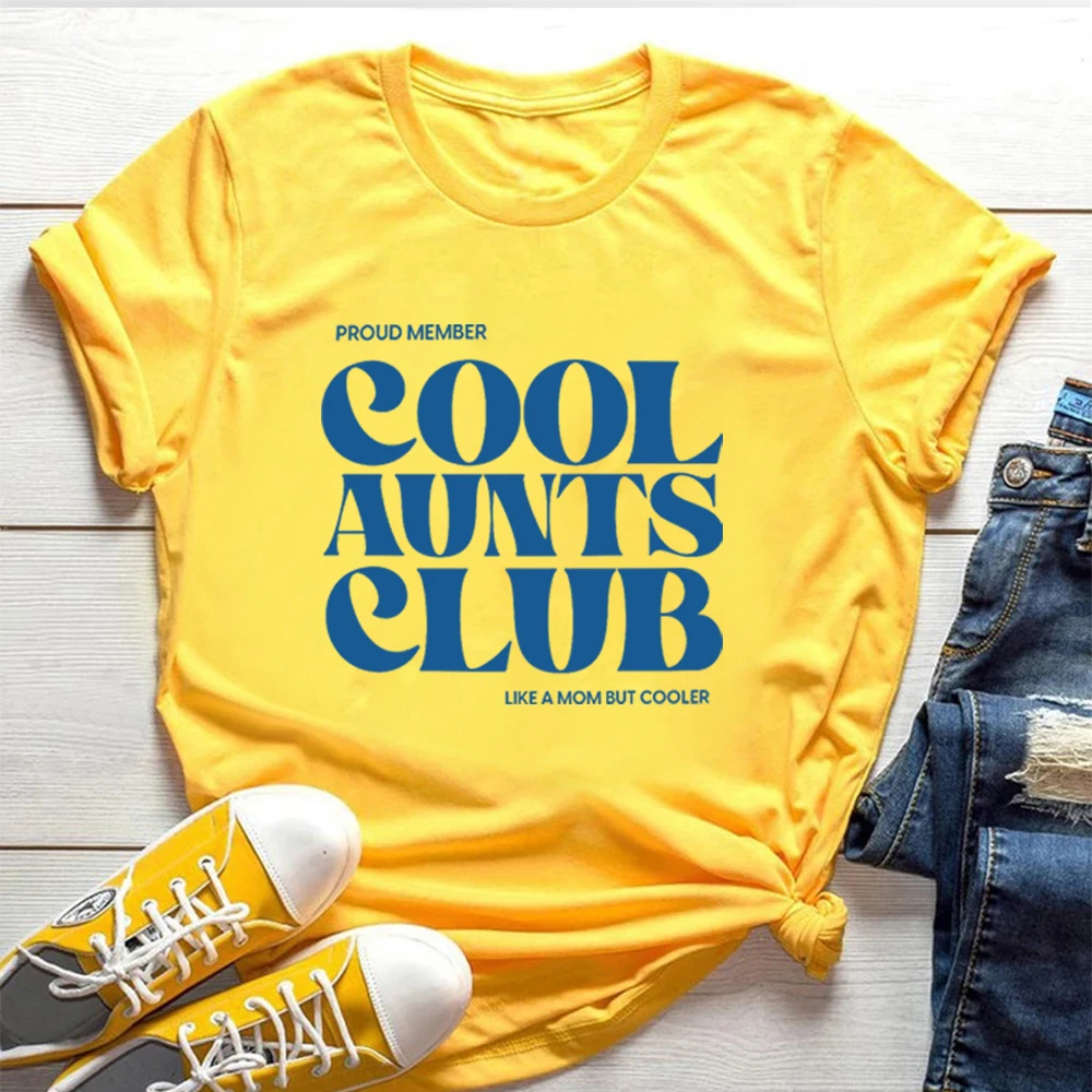 Cool Aunts Club Graphic T Shirts Cool Aunt Shirts Cool Aunts Club Promoted To Aunt Shirts Future Aunt Gifts Women Clothing