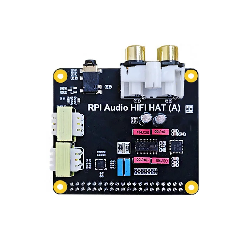 

B68C For Raspberry Pi5 HIFI Audio HAT PCM5122 I2S DAC Sound Card For Raspberry Pi 5, Pi 4, Pi 3, And Zero Series