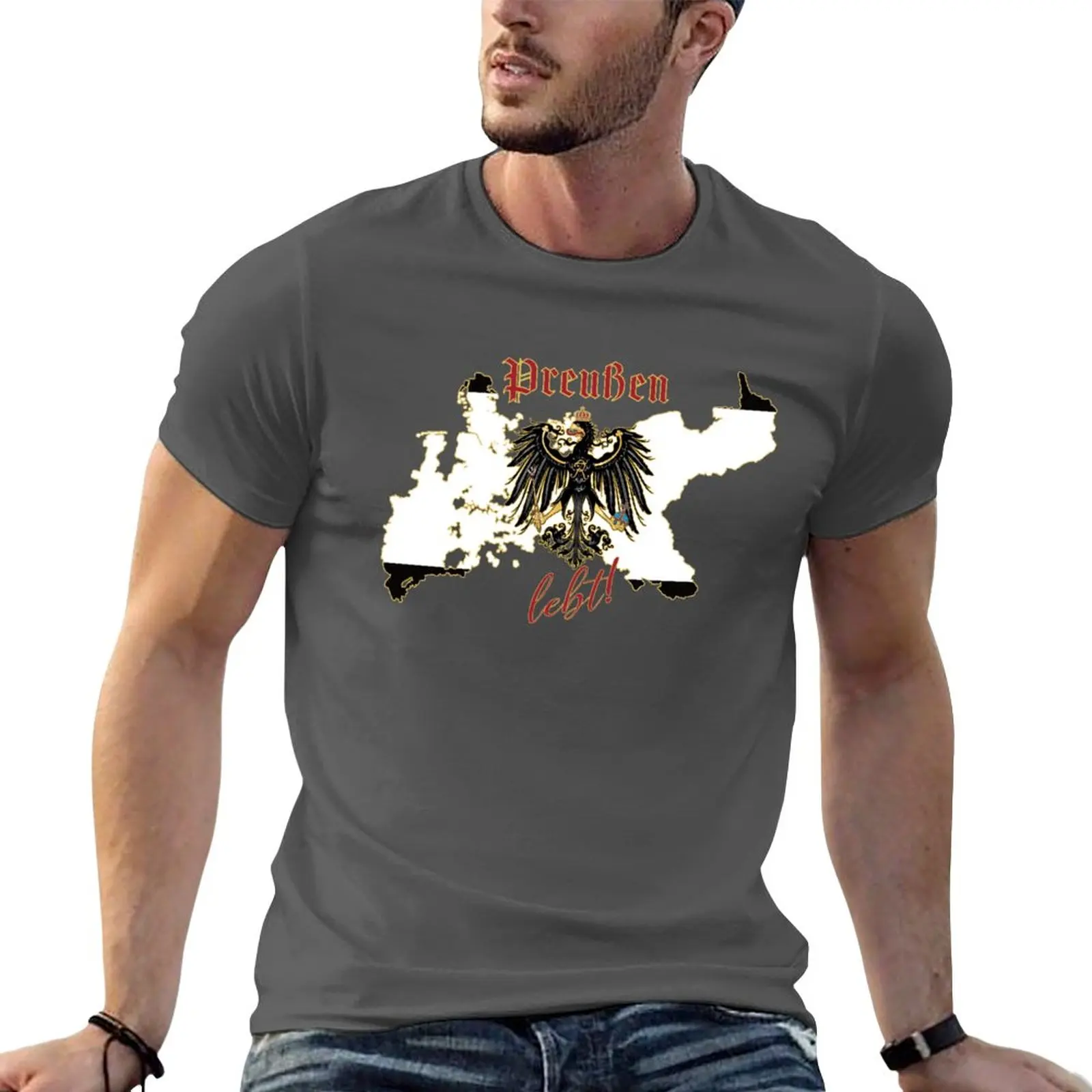 New Prussia Lives! - Kingdom of Prussia T-Shirt quick drying shirt custom t shirts design your own tshirts for men