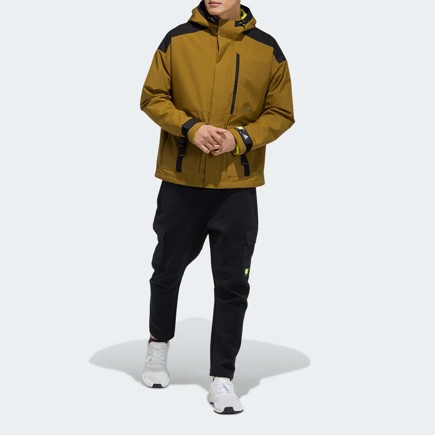 

Adidas genuine Current Season Men's Training Hooded Jacket GP0989