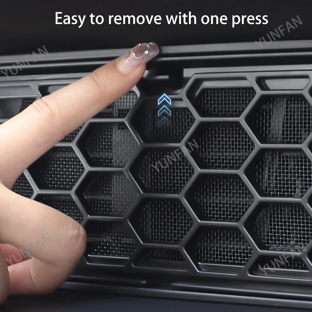 Enhanced Air Vent Protection Grille Guard Anti Insect Dust Mesh to Protect Condenser 2026 For Tesla Model YL