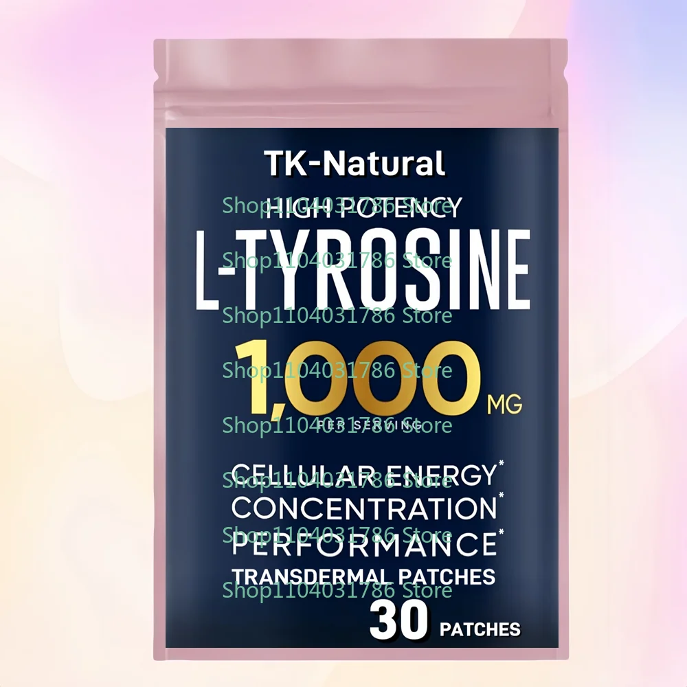 

30 Patches L-Tyrosine Transdermal Patches for Focus & Energy Boost