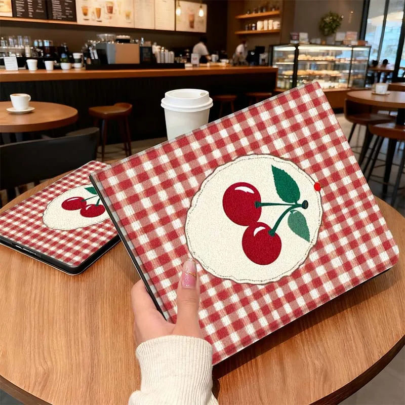 

Cartoon Cherry Bow Pattern For Huawei MediaPad MatePad Air M6 M5 M2 T10s T5 C5e 10 11 12 X 10.8 SE Pro Cover Tablet Case