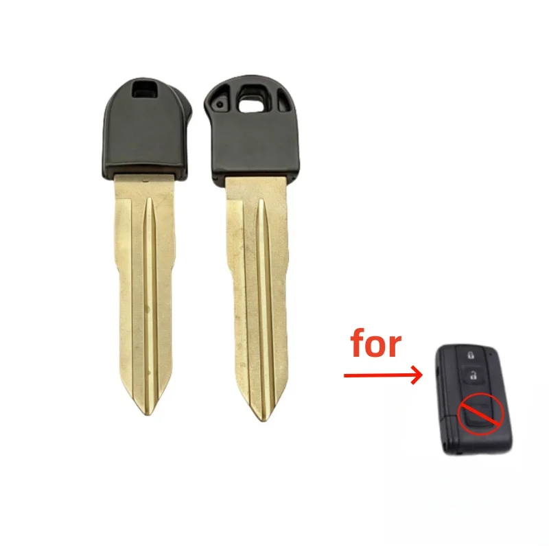 keychannel 5pcs/lot Car Smart Key Blade Keylessgo Fob Casing Blank Door Insert Key Blade for Toyota Prius 2004-2011 MARK X VERSO