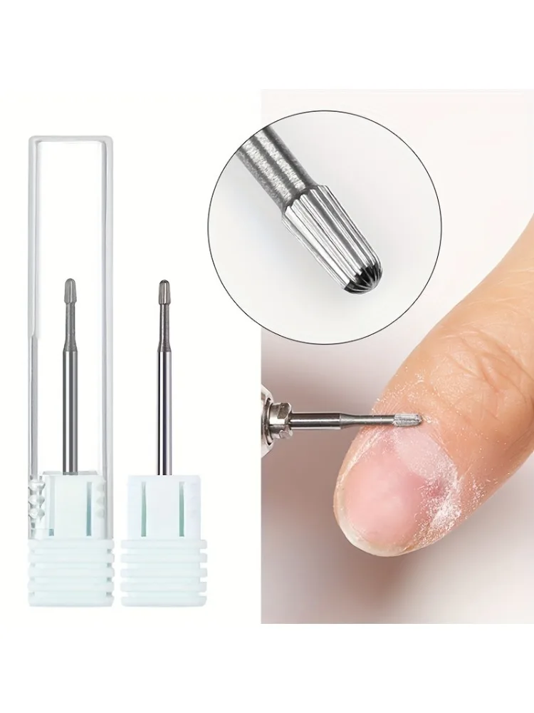 Brocas de segurança para unhas, broca de carboneto de tungstênio, removedor de cutícula, 3/32 ,