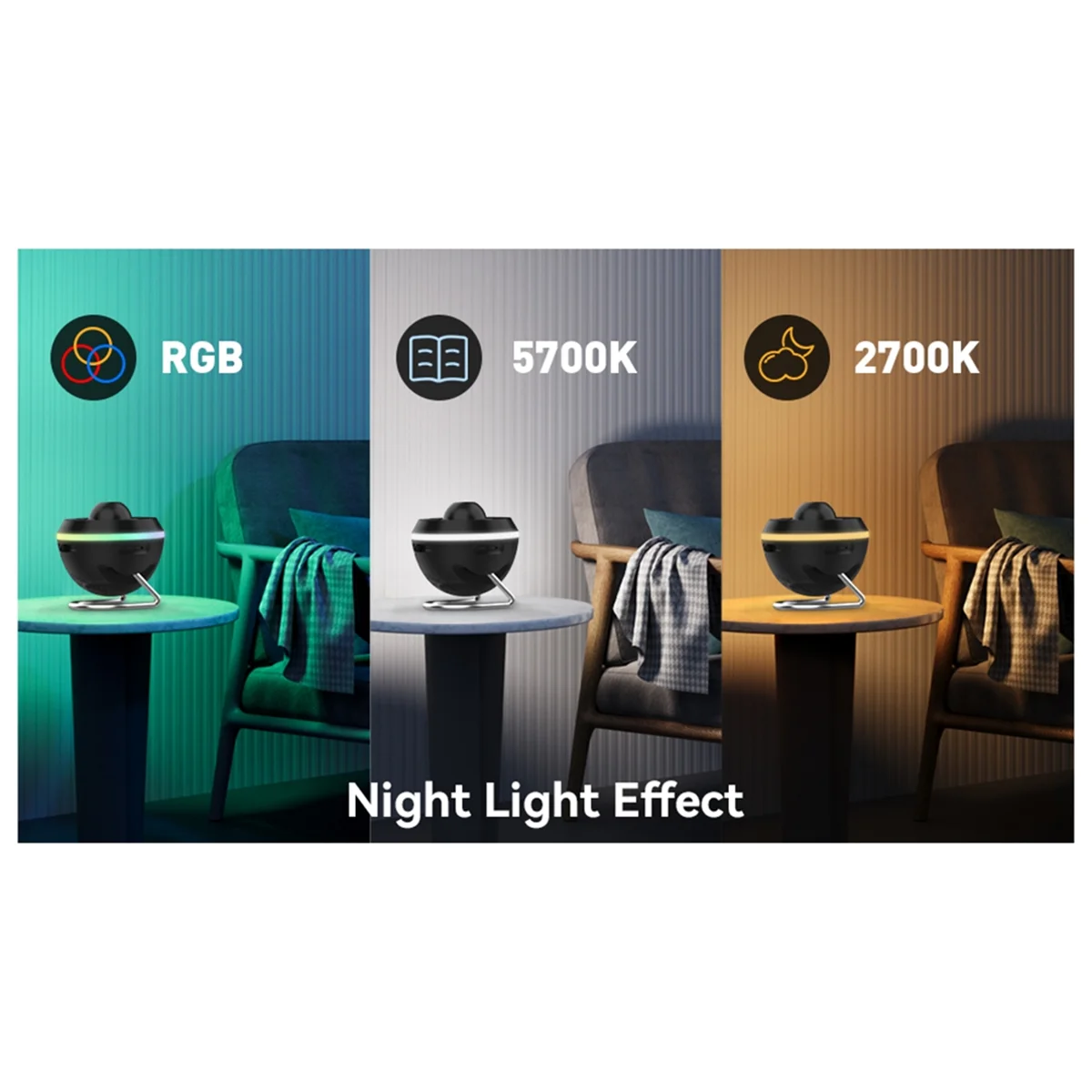 Projection Light4K Ultra HD Univers Galaxie LED Lumière de Projection 13 Pièces Dynamique Galaxie Météore