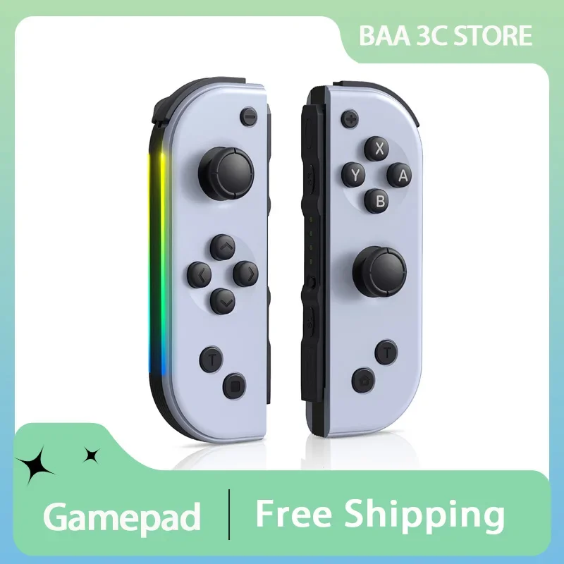 Joypad for Joycons Controller for Nintendo Switch Joystick Bluetooth Gamepad L/R Gaming Console Joy Pad W Turbo Vibration