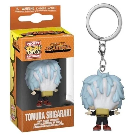 Funko POP Keychain My Hero Academia Himiko Toga Kurogiri Twice Hatsume Shigaraki Deku Bakugo Togata Dabi Midoriya Jiro Toys