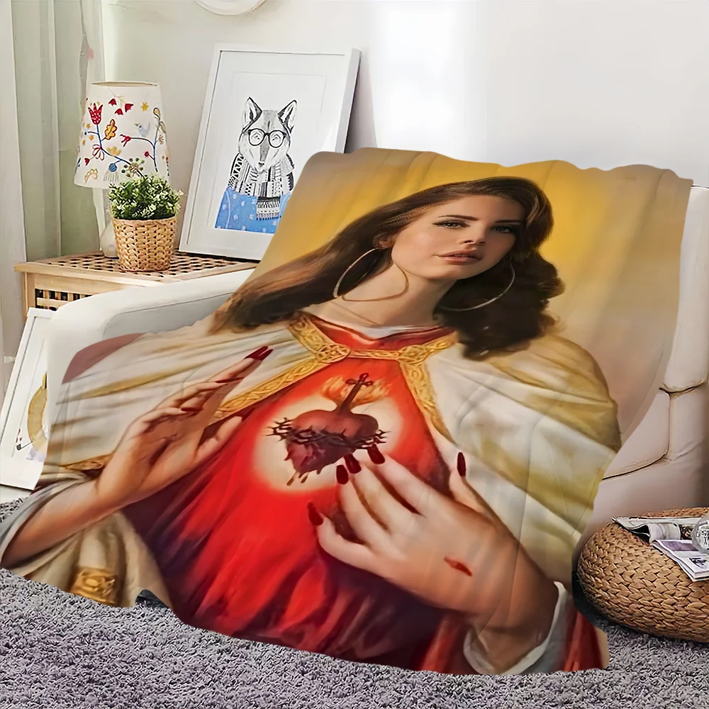 Blanket For West Soft R-Rey Throw Blanket Coast for Picnic Bed Sofa Home L-Lana D-Del Bedroom Cozy Warm Singer Comfortable
