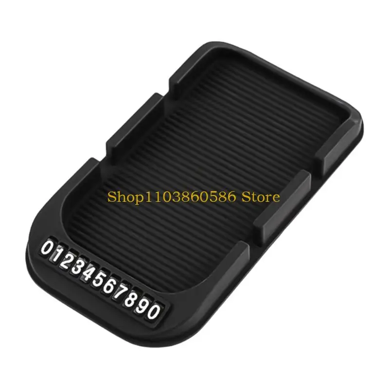 242A Liberação Rápida 360 Rotação Suporte Telefone para Carro Recurso Base Silicone Dupla Finalidade para Dispositivos