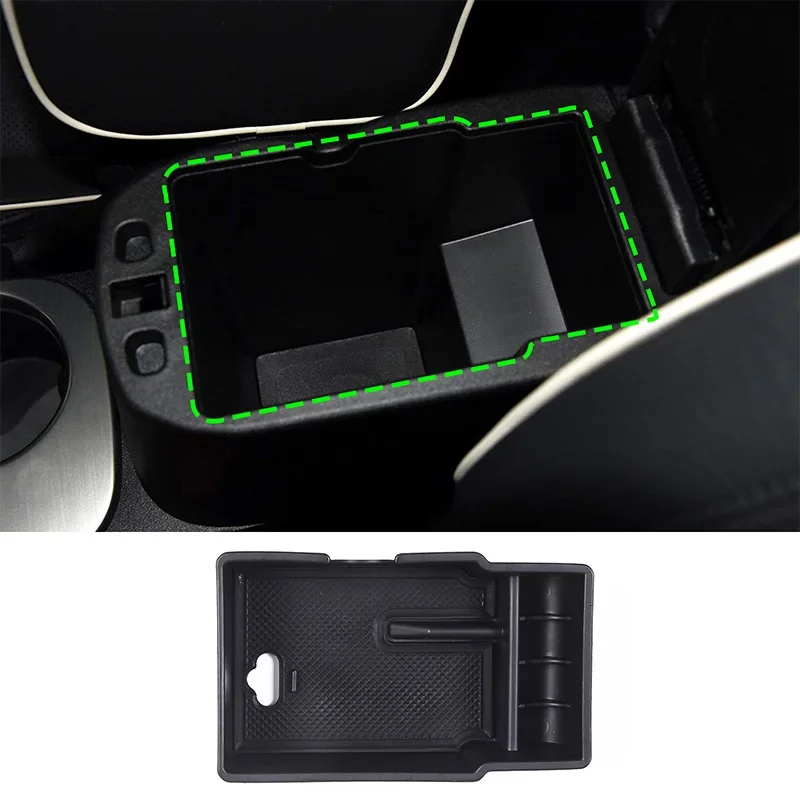 

For Fiat 500X 2014 2015 2016 2017 2018 ABS armrest storage box mobile phone tray storage box car modification accessories