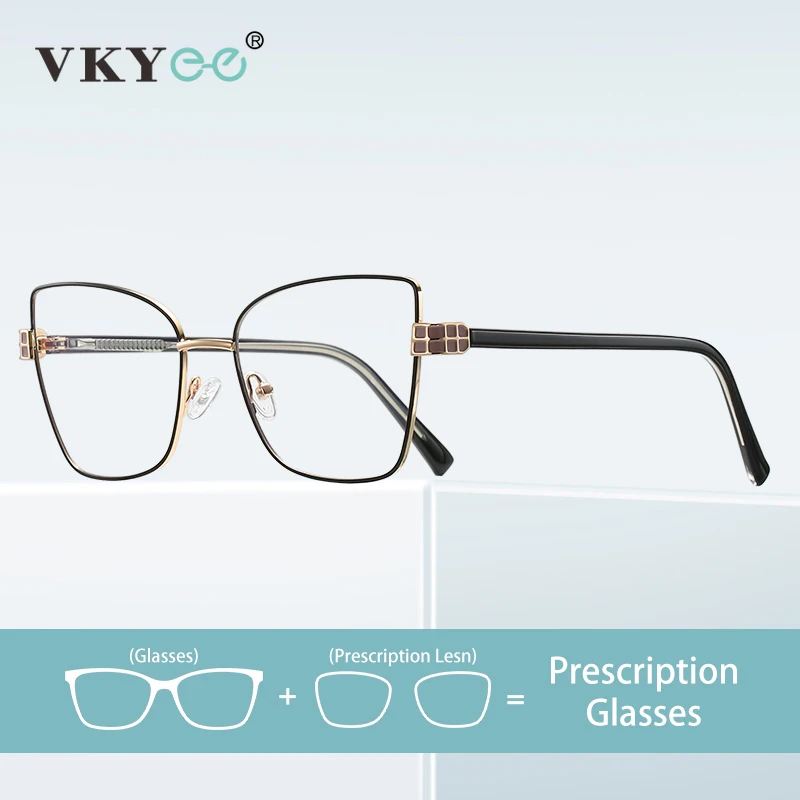 

VICKY Personalized Butterfly Large Frame Design Women's Anti-Blue Light Reading Glasses Photochromic Customizable Prescription