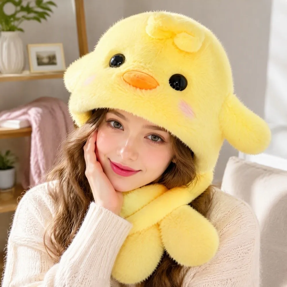 Cat Ear Thick Fleece Cat Ear Trapper Hat Fleece Lined Windproof Plush Hat Cute Blush Earflap Hat Winter