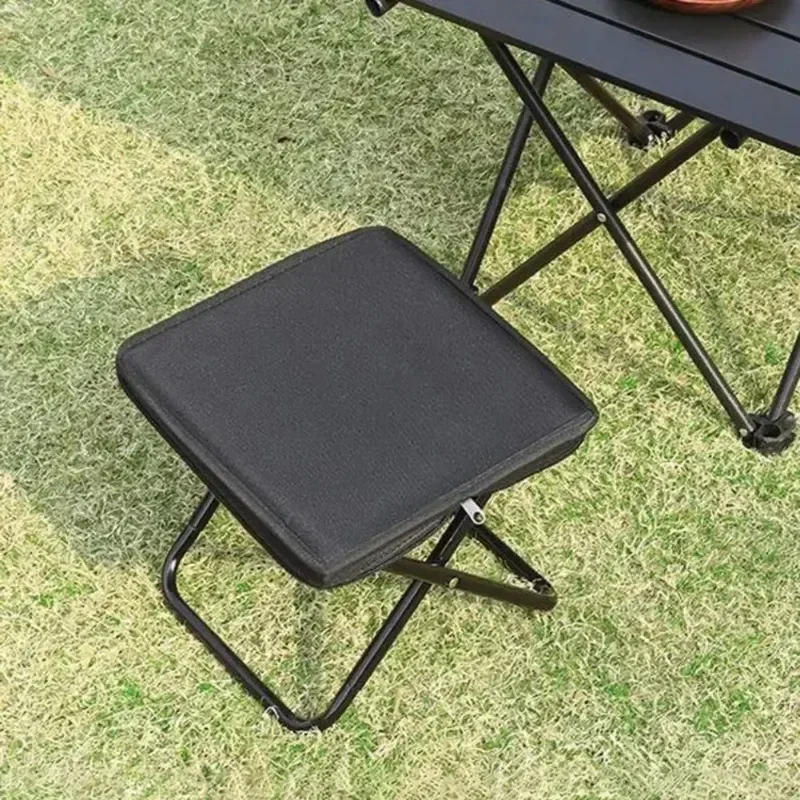 Camping Folding Portable Chair Compact Outdoor Stool Easy Carry Fold Up Camping Chair Bench for Fishing Sketching Backpacking