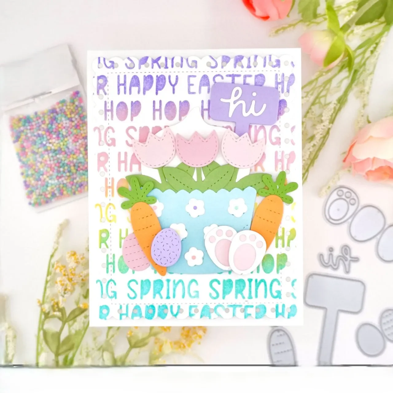 Easter Egg Border Patch Cut Metal Die and Stencil Stamps for Scrap Booking Stencil Album Paper DIY Gift Card Decoration Embossed