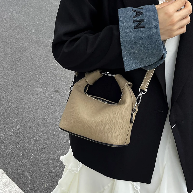 

Женская роскошная кожаная сумка через плечо, элегантная дизайнерская сумка-тоут для городского образа жизни