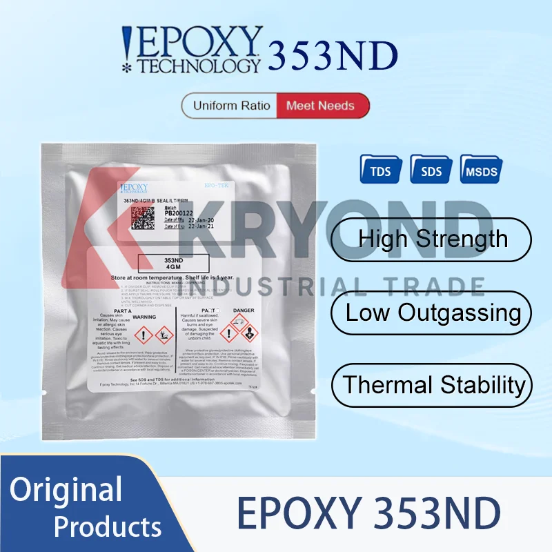 EPOXY 353ND High Strength Industrial Bonding Compound Thermal Conductivity Low Outgassing Aerospace Electronics Original Product
