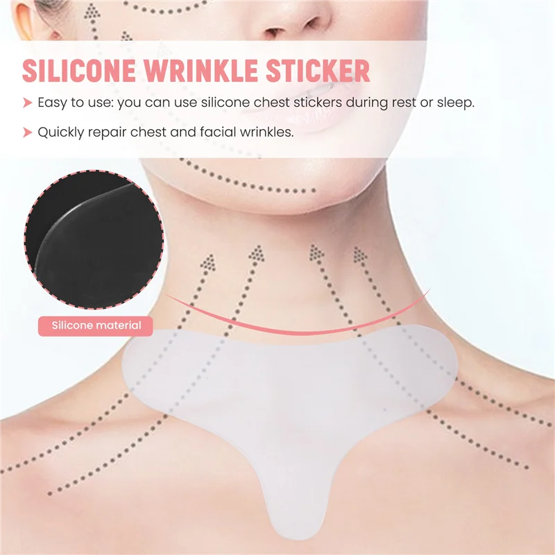 ABXH 11 قطعة قابلة لإعادة الاستخدام سيليكون إزالة التجاعيد ملصق الوجه الجبين الرقبة العين ملصق الوسادة مكافحة الشيخوخة الجلد رفع الرعاية التصحيح