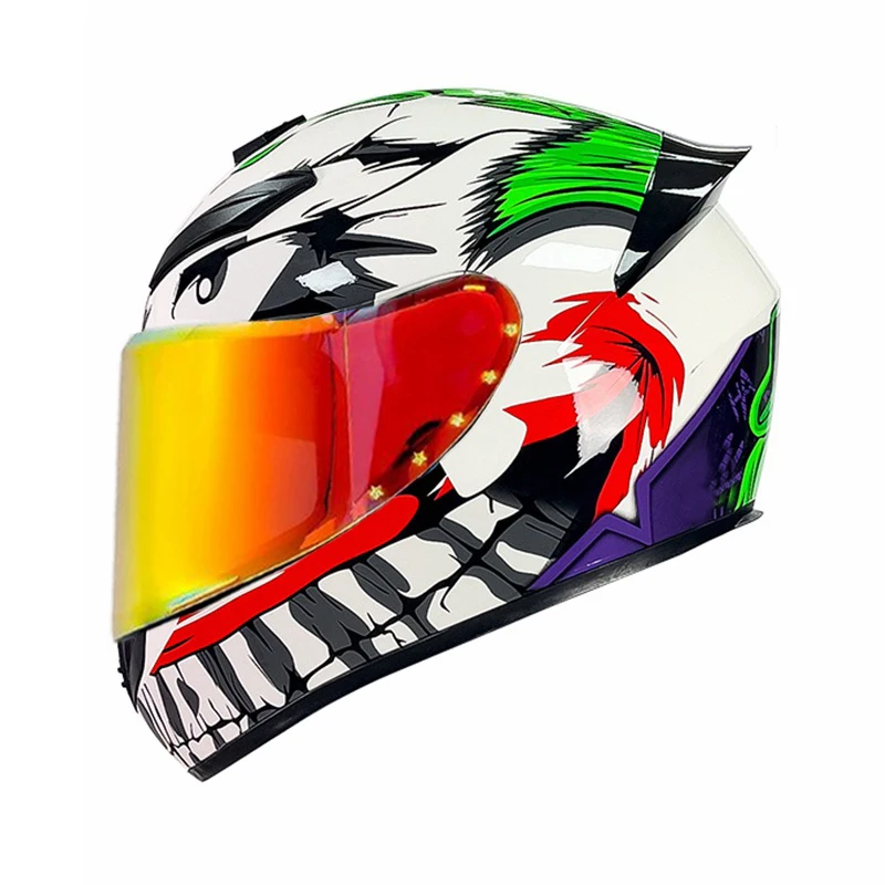 

DOT Unisex Motorcycle Helmet Full Face mecha wind riding Helmet Motobike Scooter Casco Moto Modular Capacetes Moto Helmets