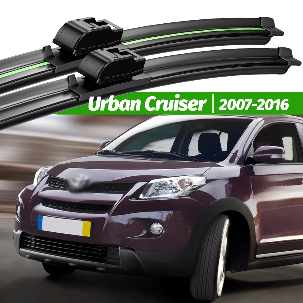 

For Toyota Urban Cruiser 2007-2016 2pcs Front Windshield Wiper Blades 2008 2011 2013 2016 2017 Windscreen Window Accessories