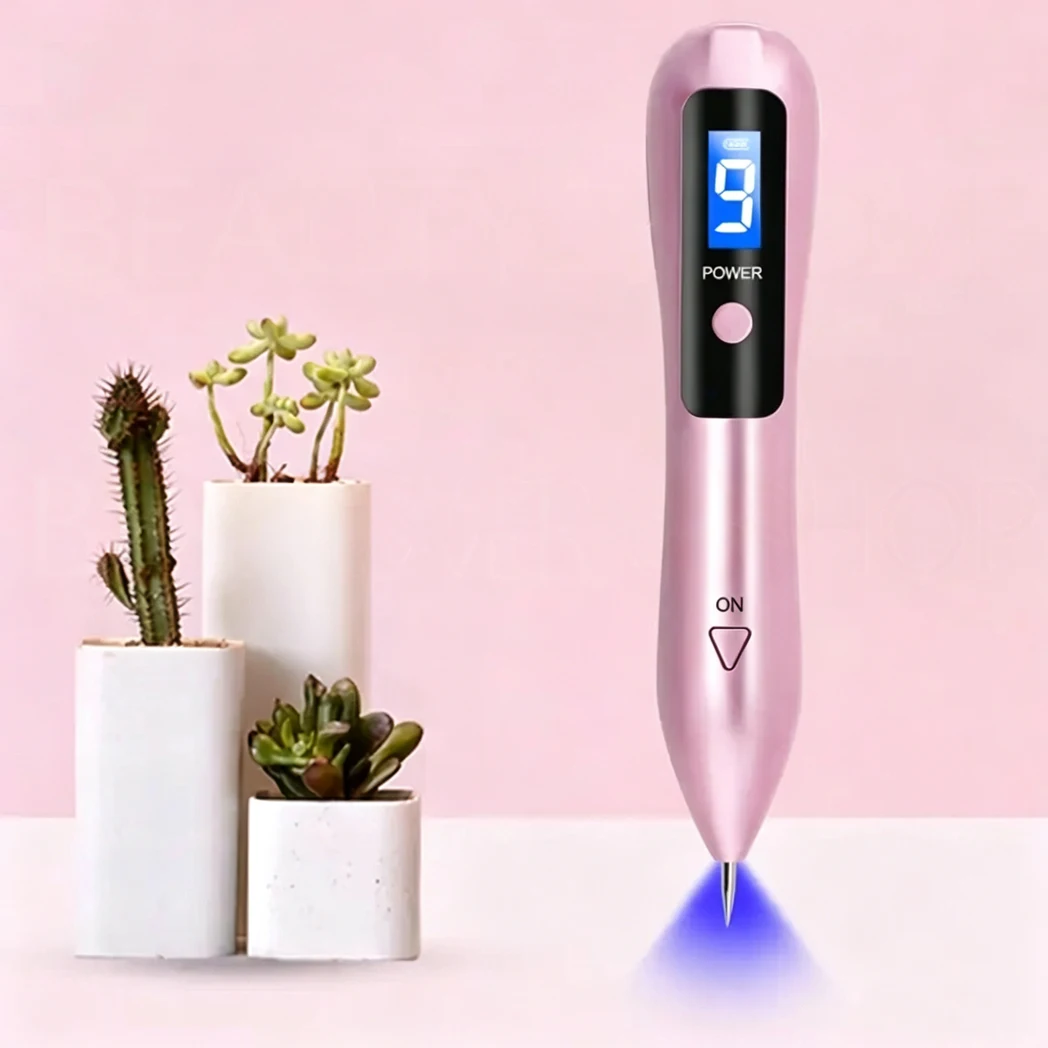 Professional Depigmenting Pen 9 Levels - With LED and 2 Tips for Stain Removal