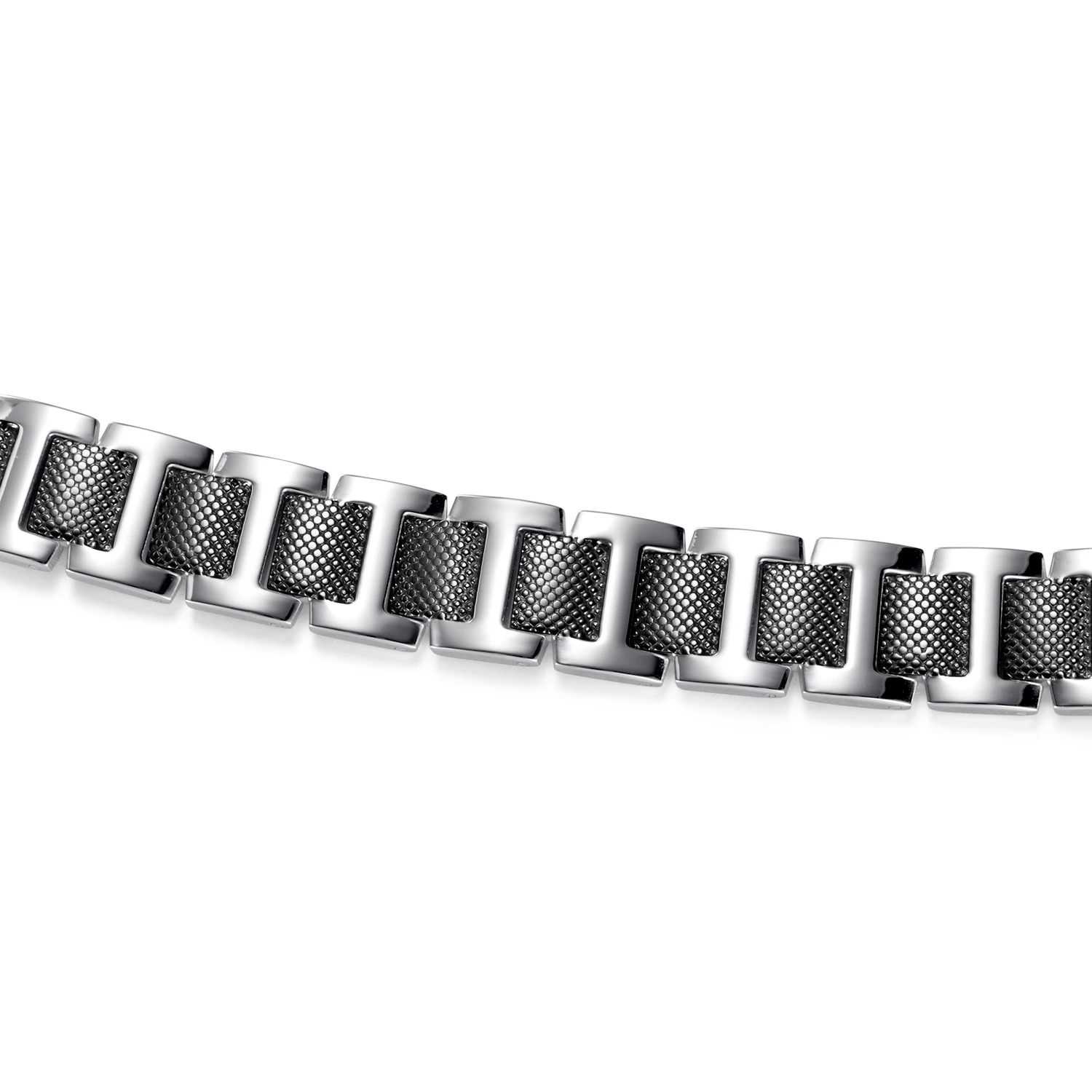 Rainso Magnetic Bracelet For Men Jewelry Fashion Stainless Steel Bracelets Bangle WristBand Sports Style Male Bracelet Gift